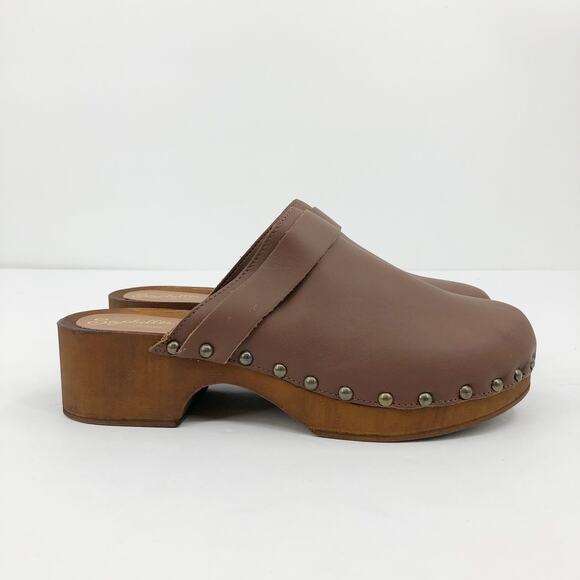 Seychelles Tan Leather Clogs - Picture 6 of 12